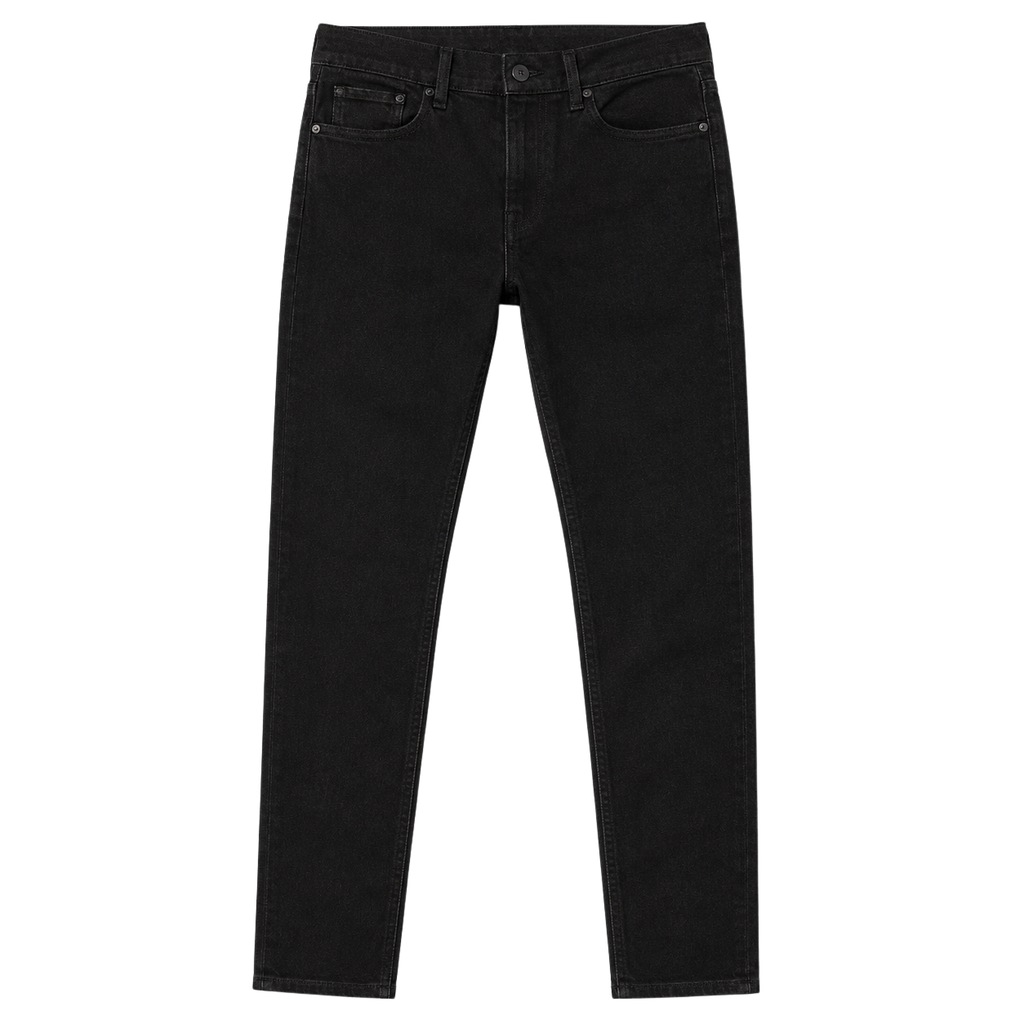 Black Premium Denim Slim-Fit Jeans | YOUND BURSH