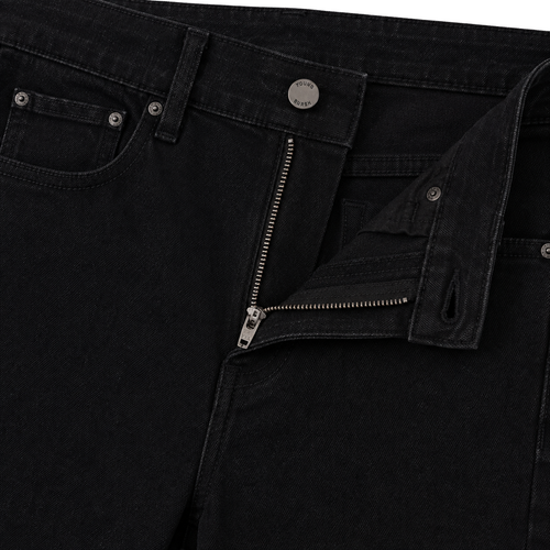 Black Premium Denim Slim-Fit Jeans | YOUND BURSH