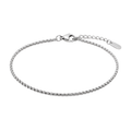 Polished Stainless Steel Fine Chain Bracelet | YOUND BURSH
